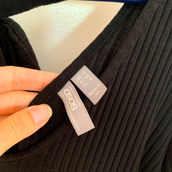ASOS black dress. Size 8 - Picture 2 of 5
